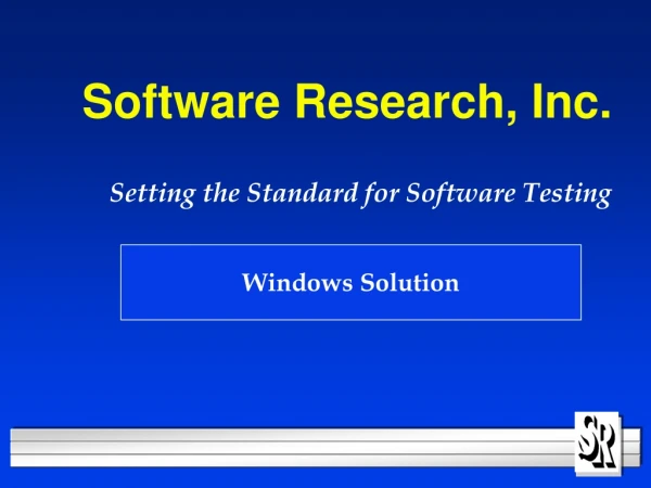 Software Research, Inc.