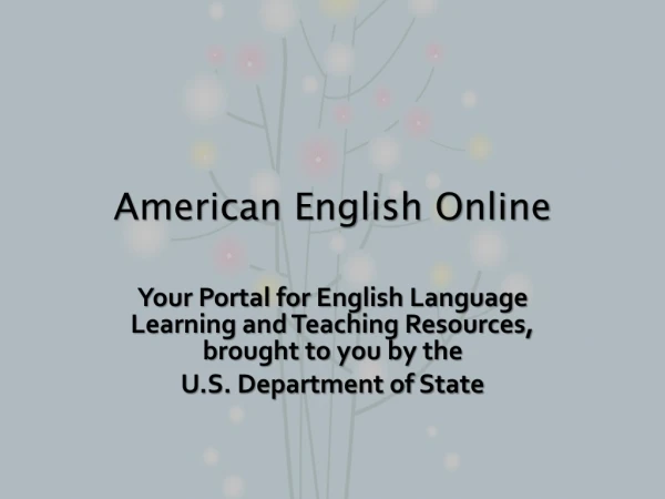 American English Online