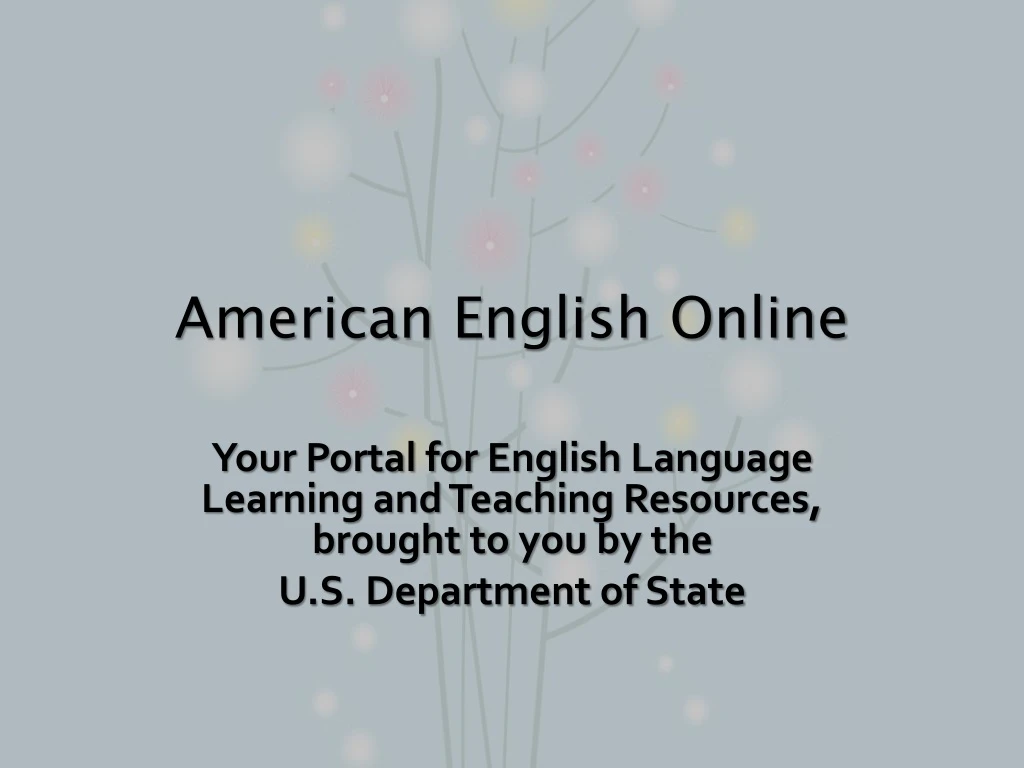 american english online
