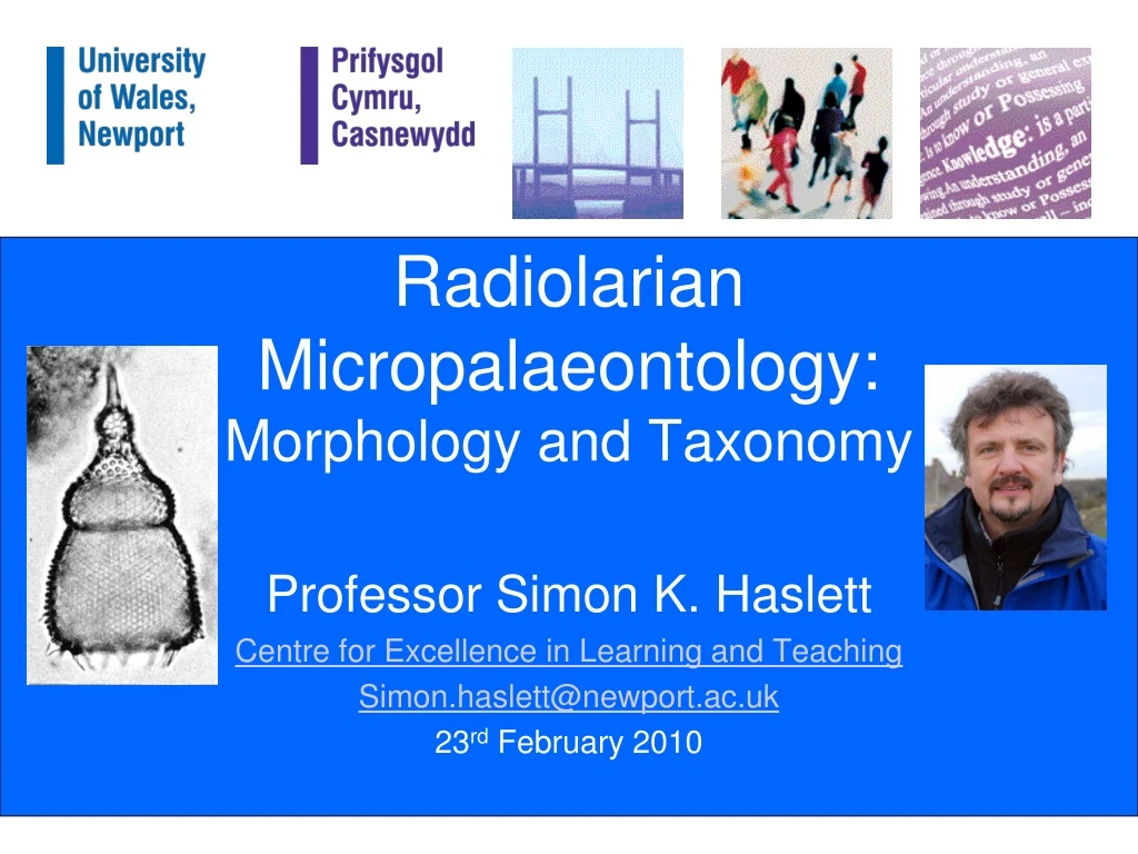 radiolarian micropalaeontology morphology and taxonomy
