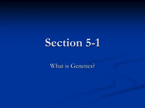 Section 5-1