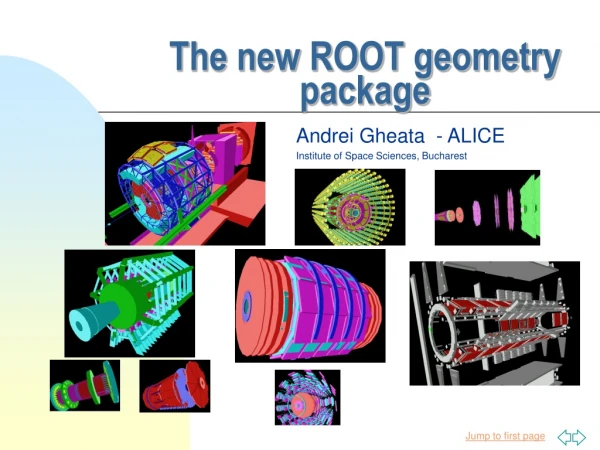 The new ROOT geometry package