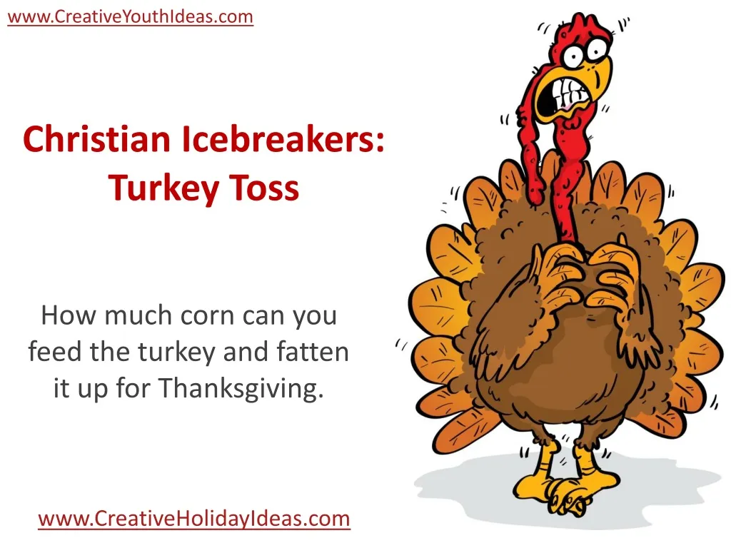 christian icebreakers turkey toss
