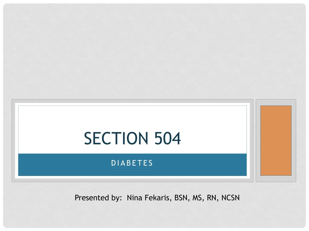 section 504