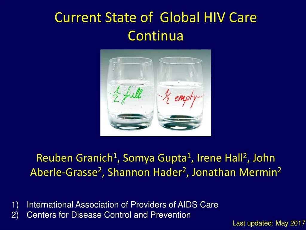 current state of global hiv care continua reuben