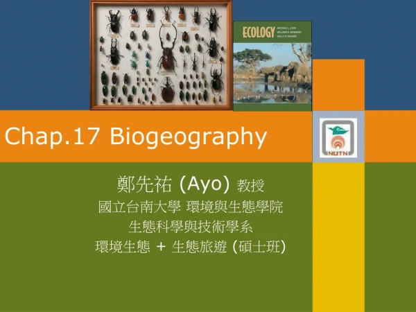 Chap.17 Biogeography