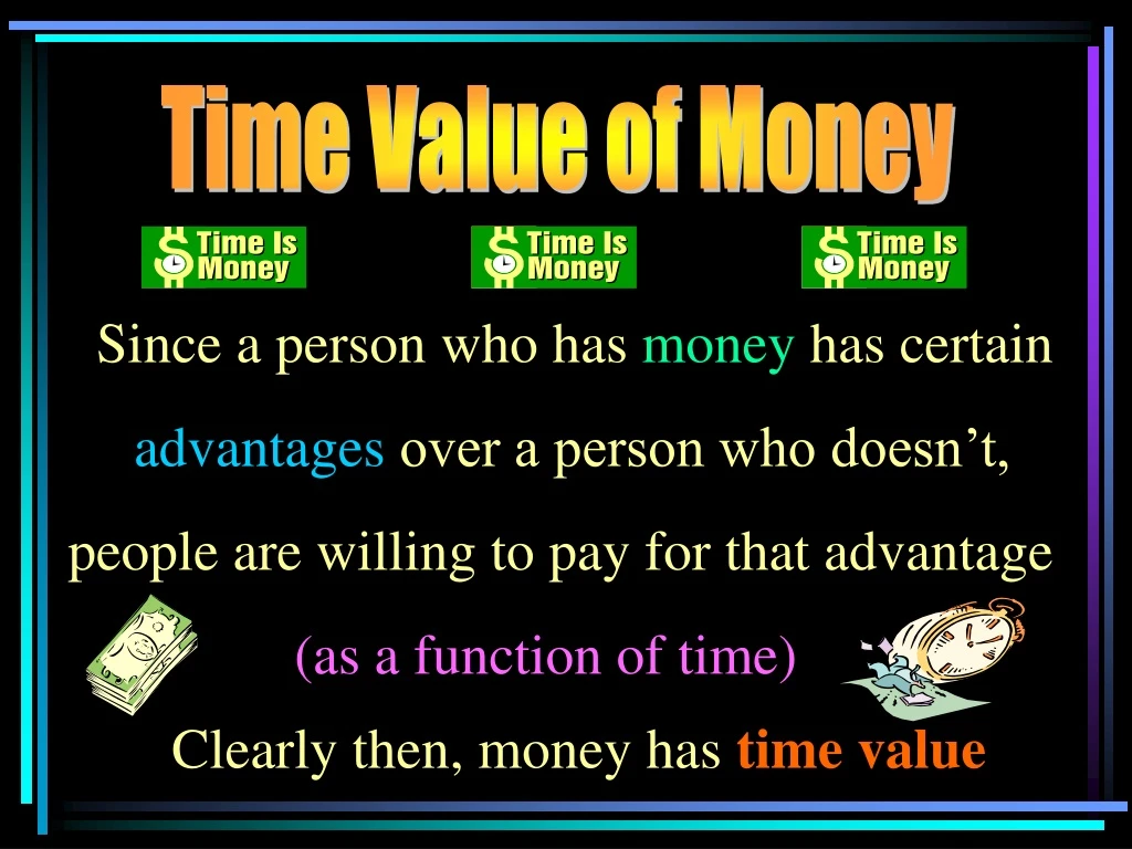 time value of money