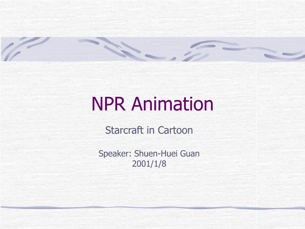 npr animation