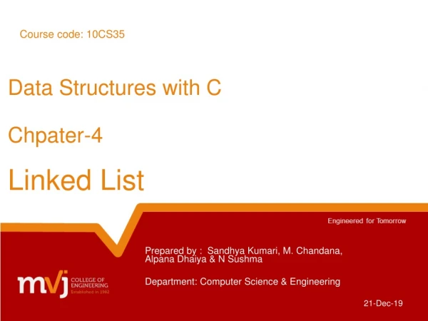 Data Structures with C Chpater-4 Linked List