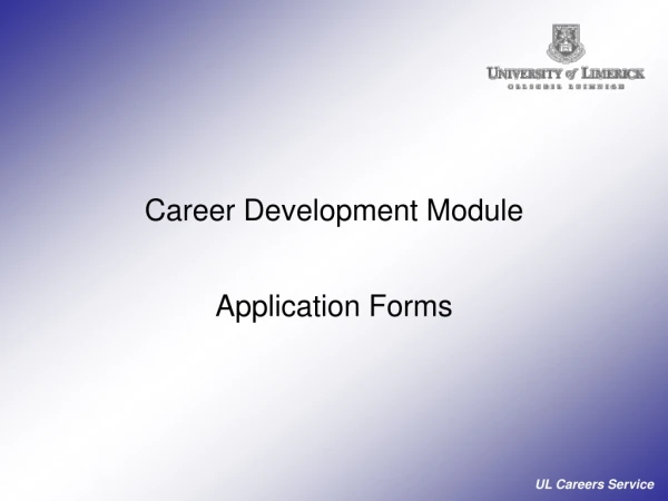 Career Development Module