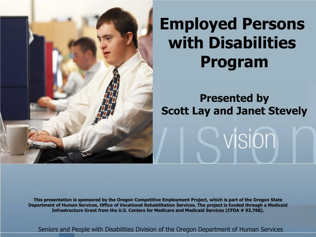 employed persons with disabilities program
