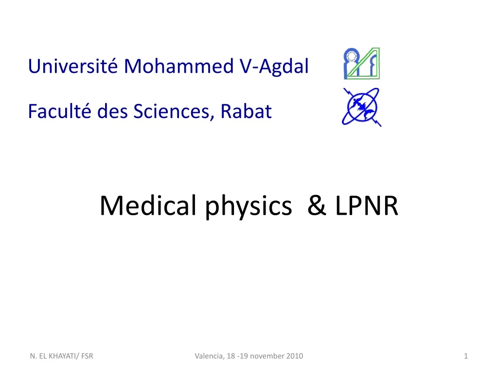 medical physics lpnr