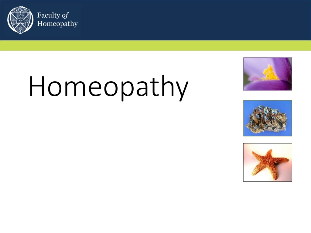 homeopathy