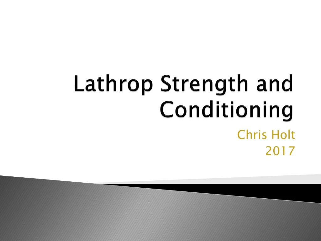 lathrop strength and conditioning