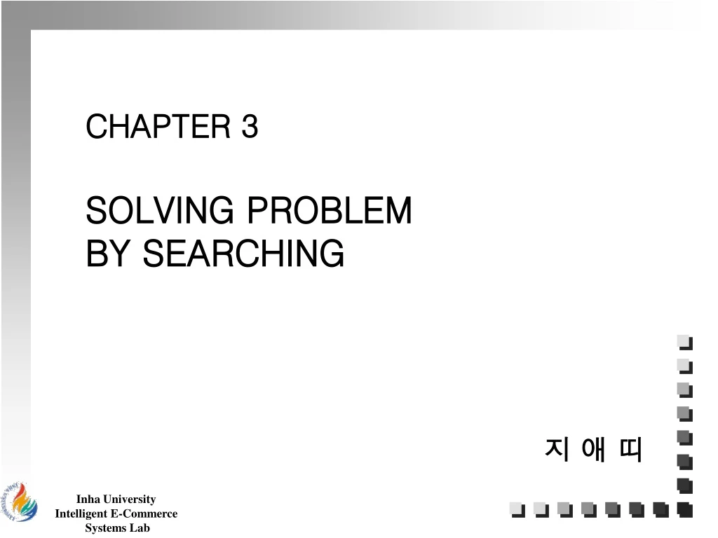 chapter 3 solving problem by searching