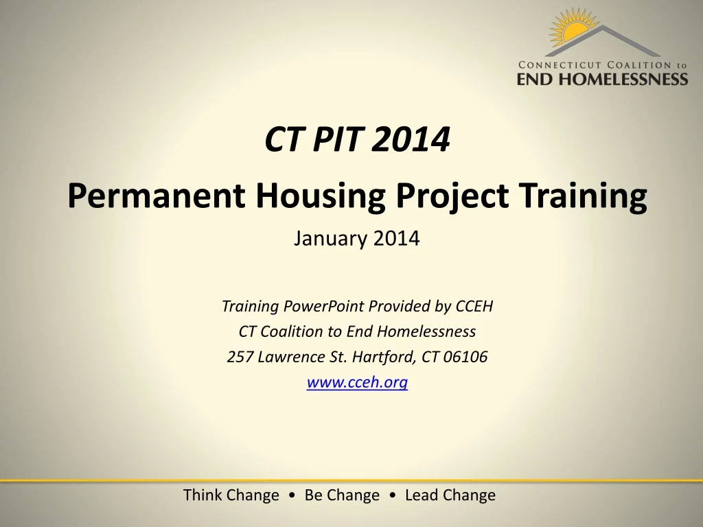 ct pit 2014 permanent housing project training