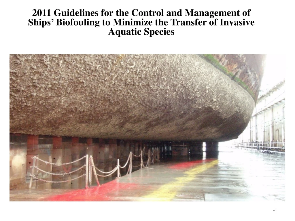 2011 guidelines for the control and management