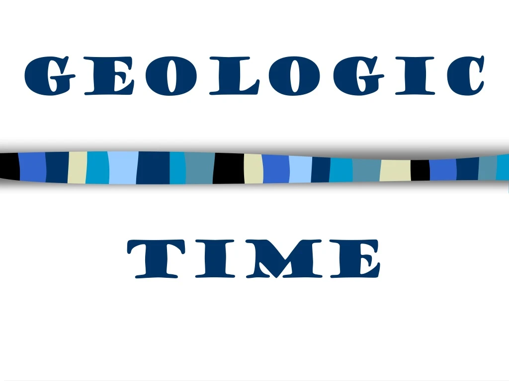 geologic time