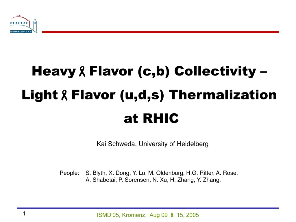 heavy flavor c b collectivity light flavor