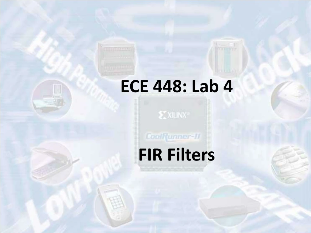 ece 448 lab 4 fir filters