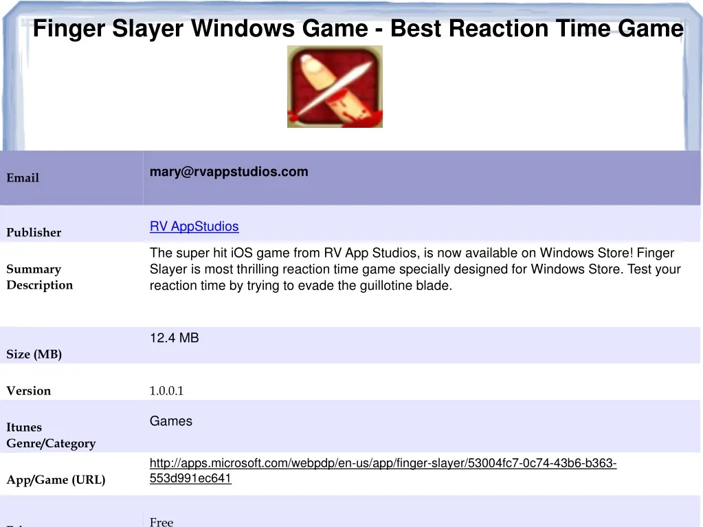 finger slayer windows game best reaction time game