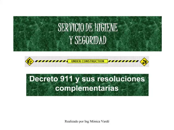 SERVICIO DE HIGIENE Y SEGURIDAD