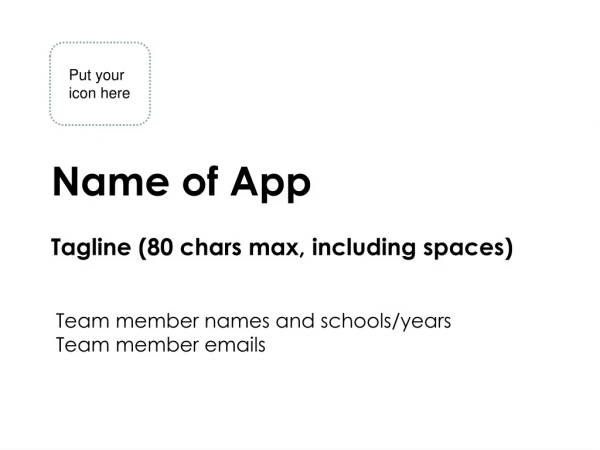 Name of App Tagline (80 chars max, including spaces)