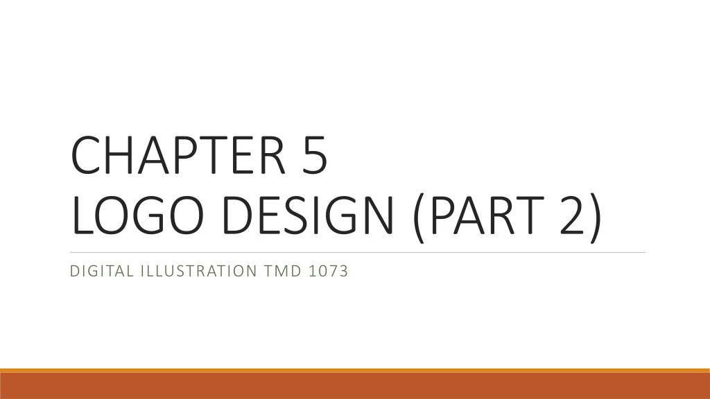 chapter 5 logo design part 2