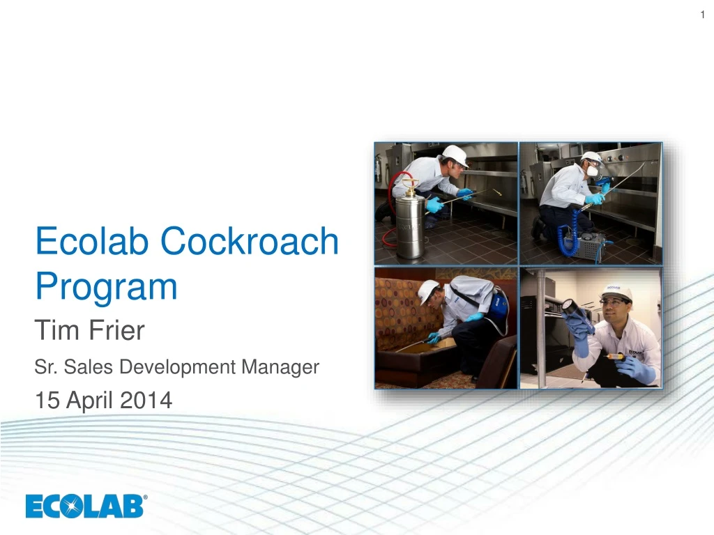 ecolab cockroach program