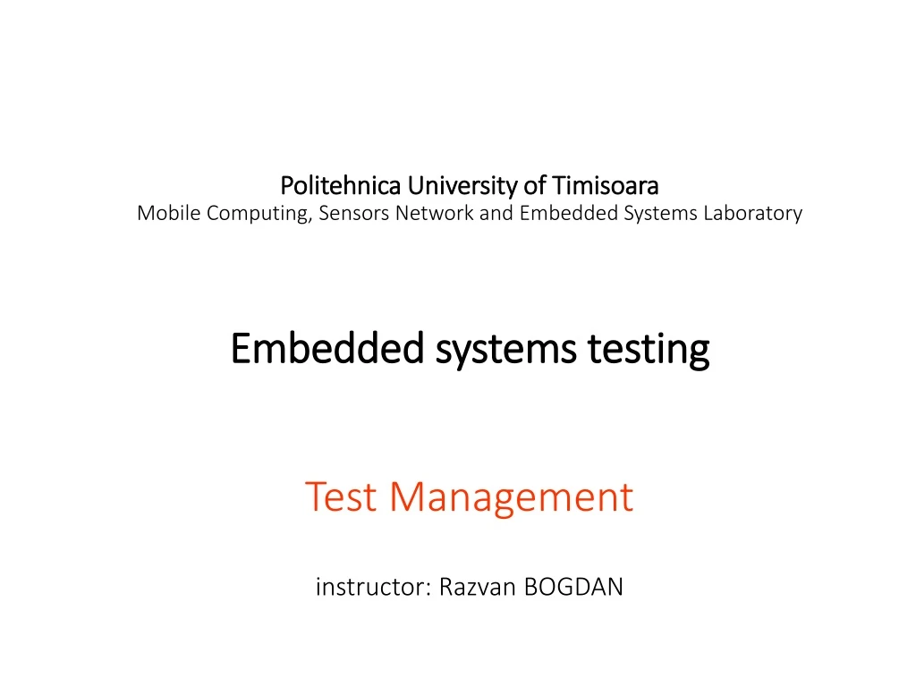 politehnica university of timisoara mobile