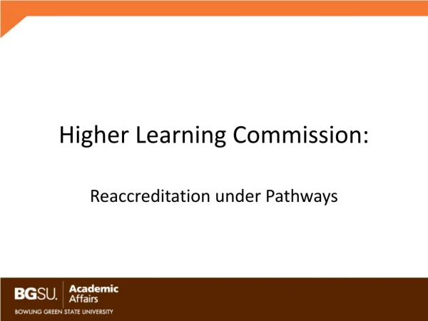 Higher Learning Commission: