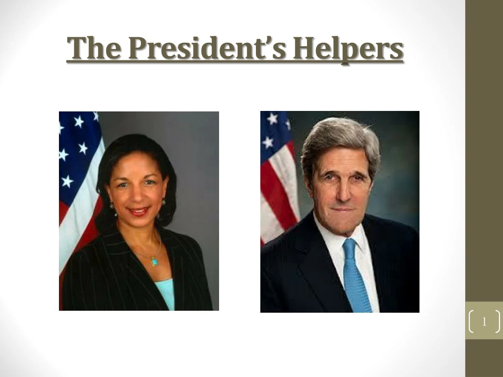 the president s helpers