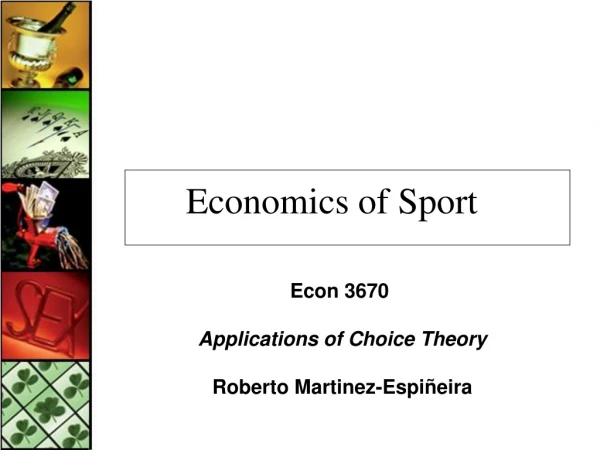 Economics of Sport