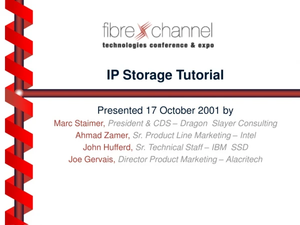 IP Storage Tutorial