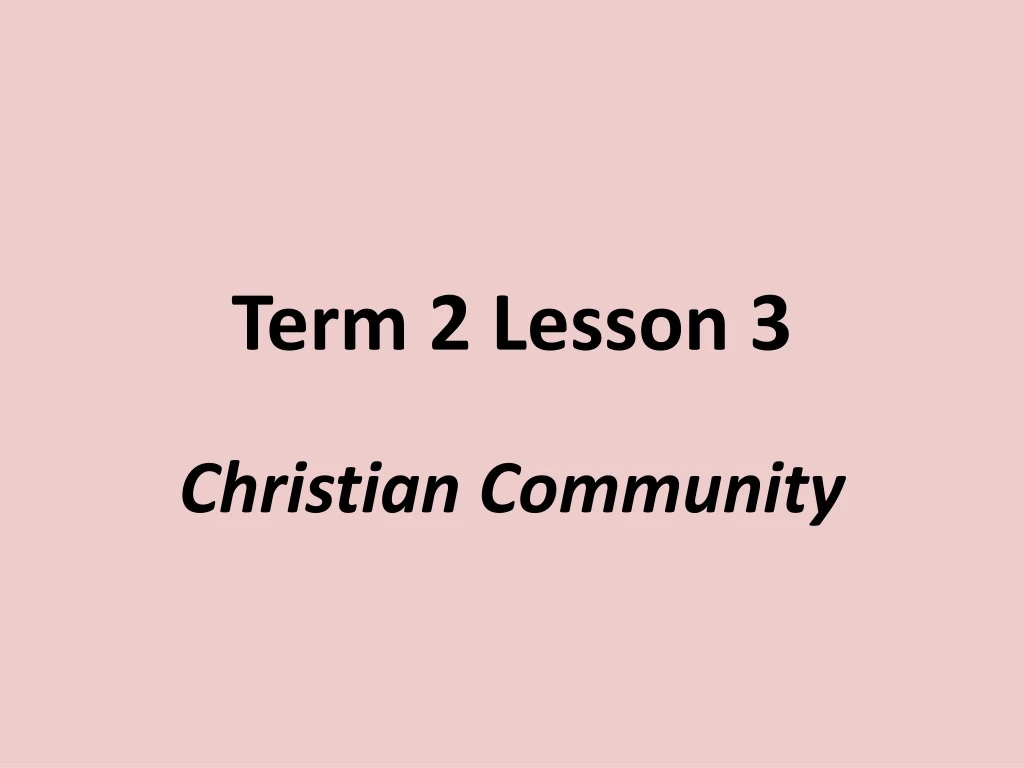 term 2 lesson 3