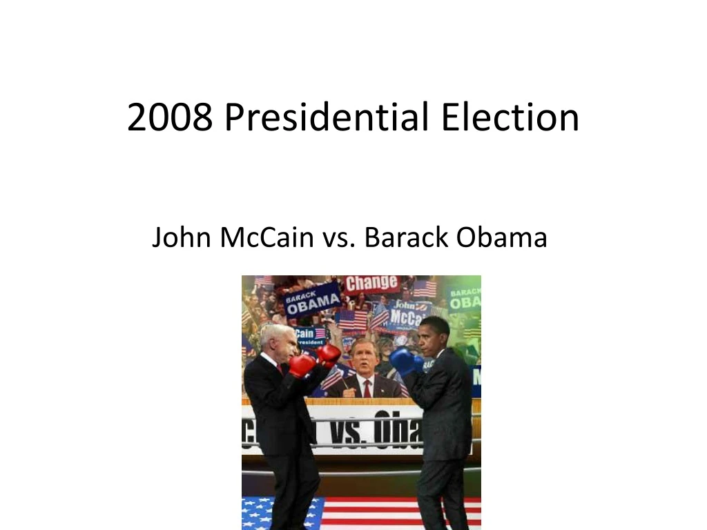 2008 presidential election