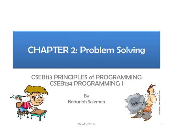 CHAPTER 2: Problem Solving