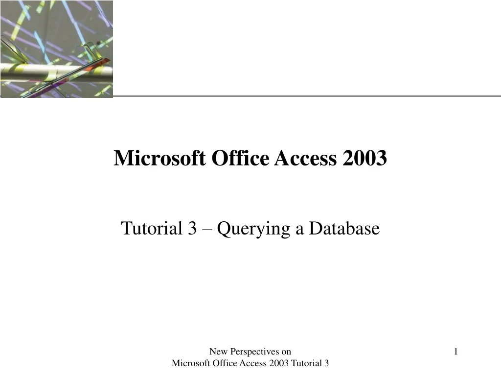 microsoft office access 2003