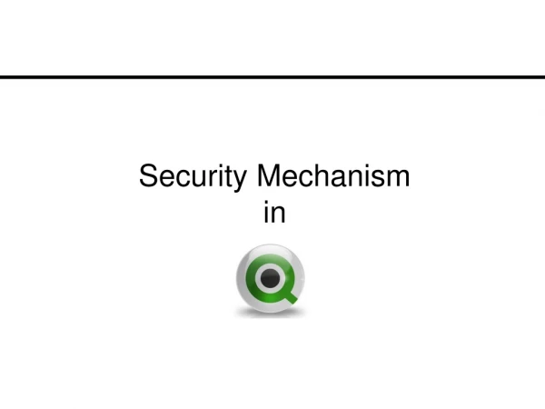 Security Mechanism in