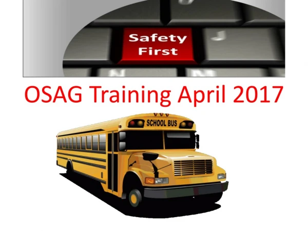 OSAG Training April 2017