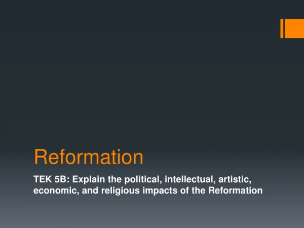 Reformation