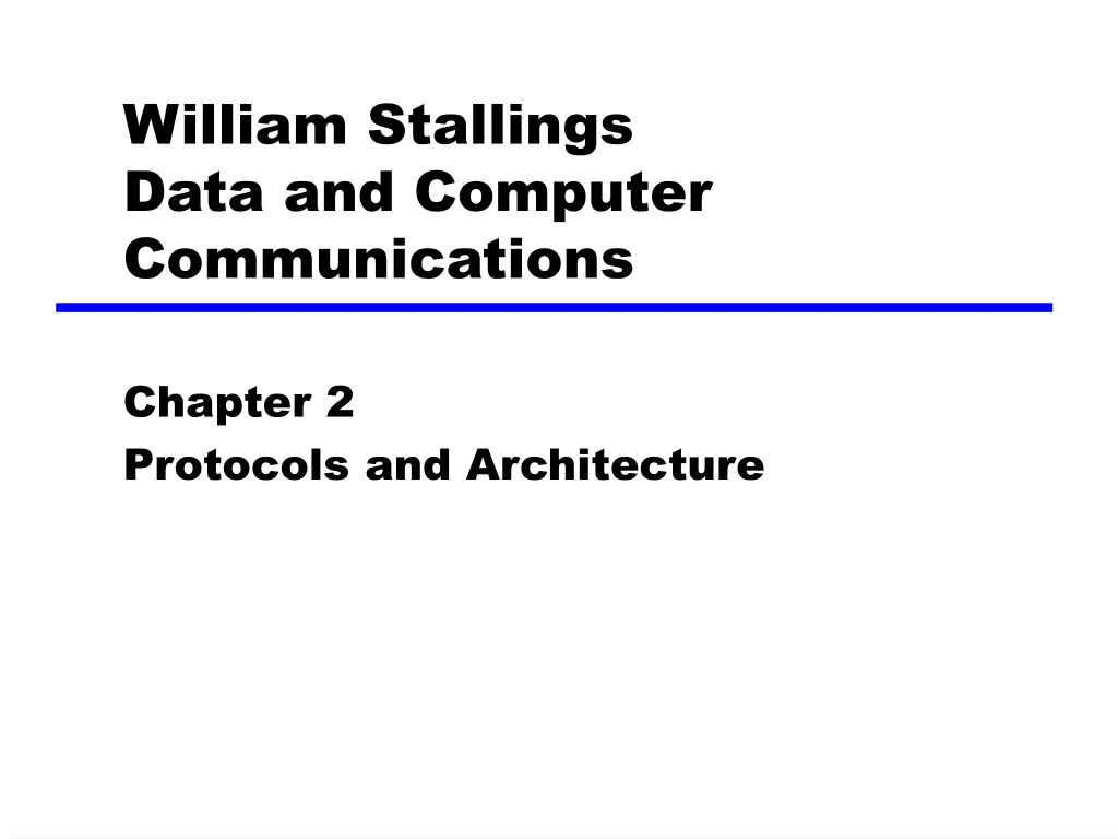 william stallings data and computer communications