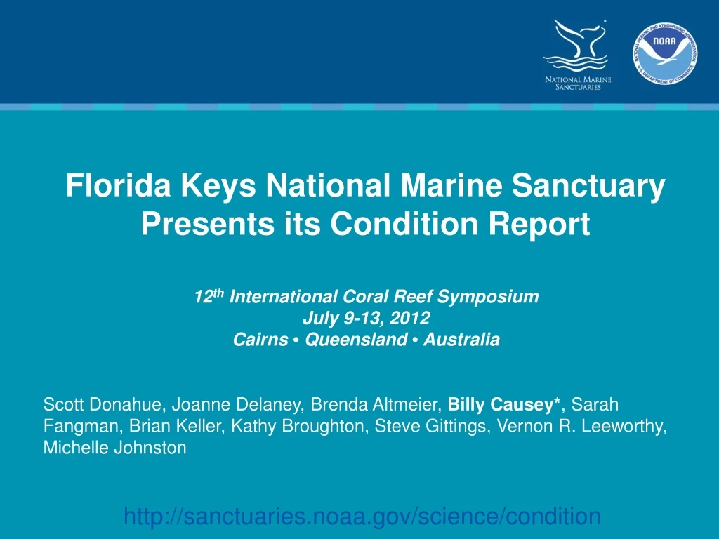 florida keys national marine sanctuary presents