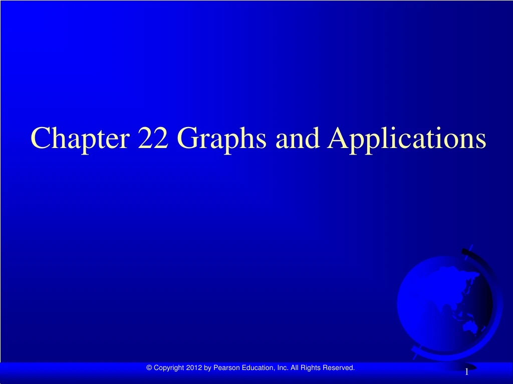 chapter 22 graphs and applications