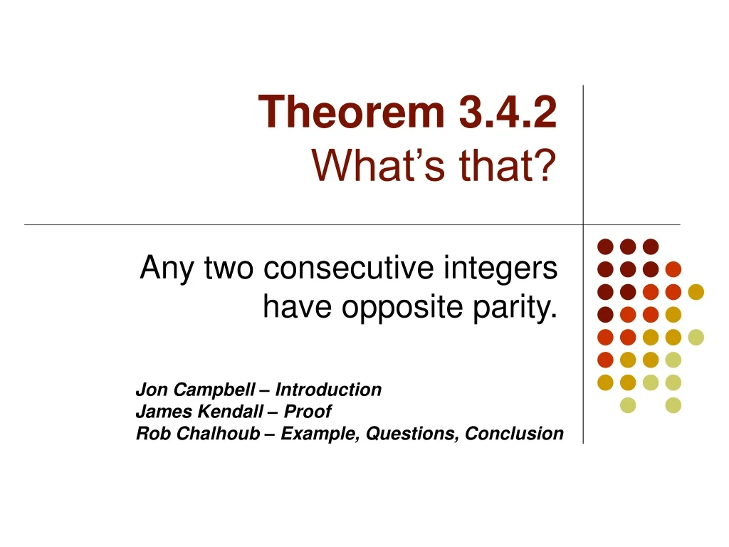 theorem 3 4 2 what s that