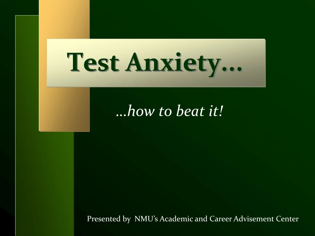 test anxiety