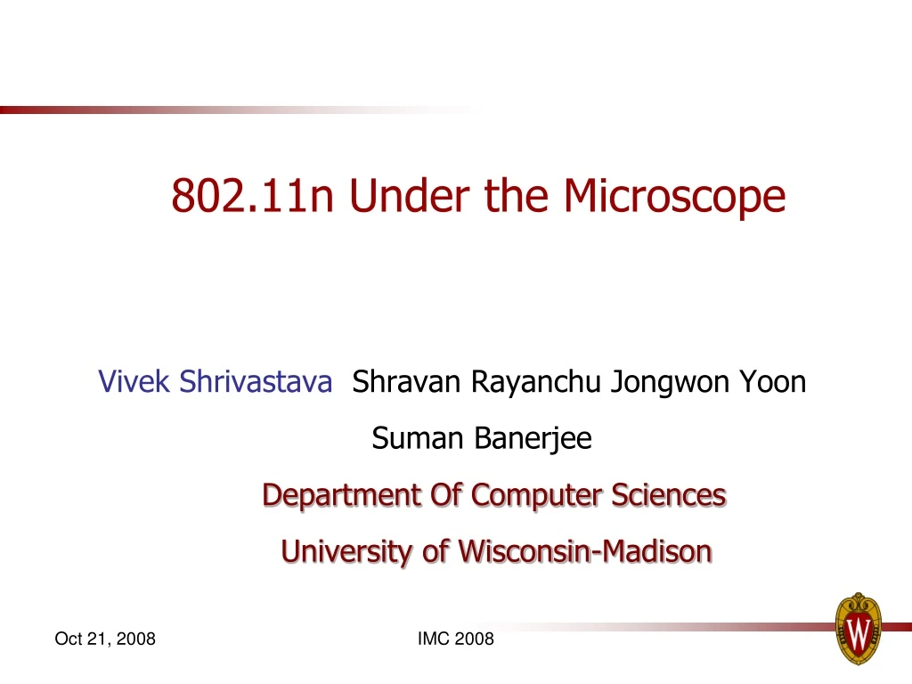802 11n under the microscope