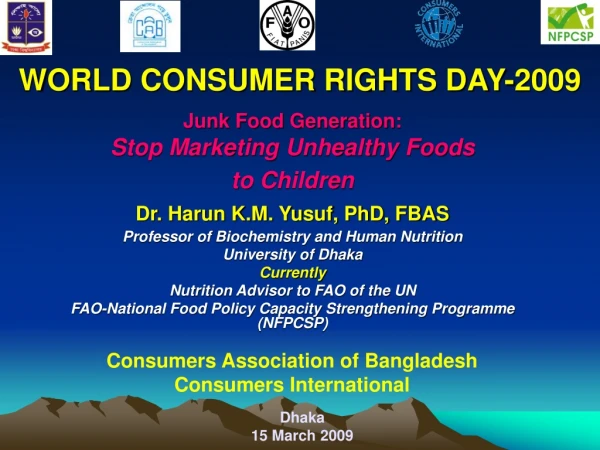 WORLD CONSUMER RIGHTS DAY-2009