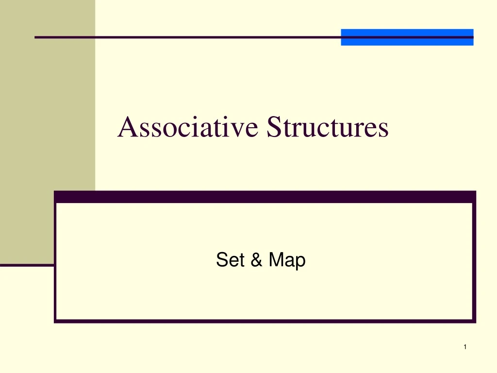 associative structures