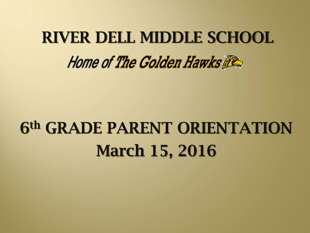 river dell middle school